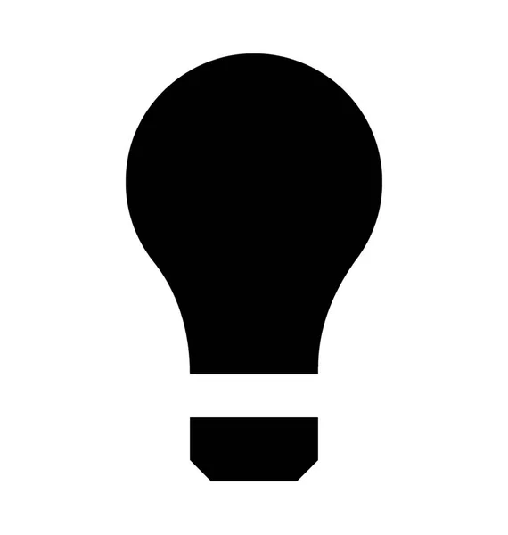 Bulb Vector Icon — Stock Vector