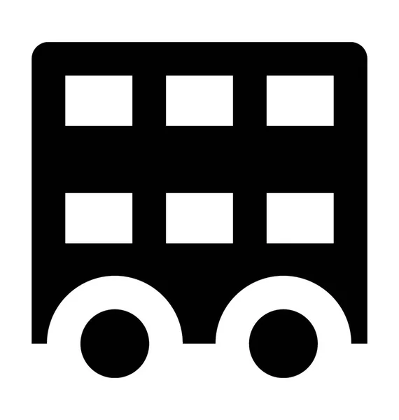 London Bus Vector Icon — Stock Vector