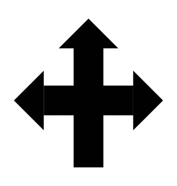  Yol kavşak vektör simgesi 