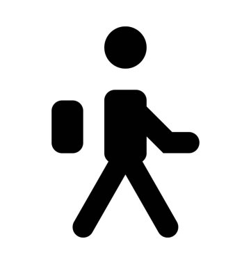  Yolcu vektör simgesi