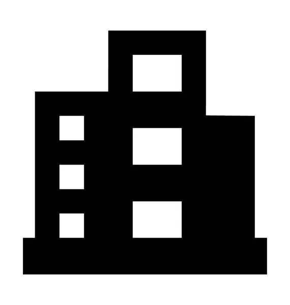 Wohnungen Vektor-Symbol — Stockvektor