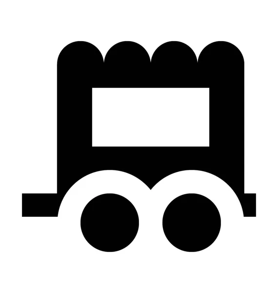 Vektorsymbol für Lebensmittelwagen — Stockvektor