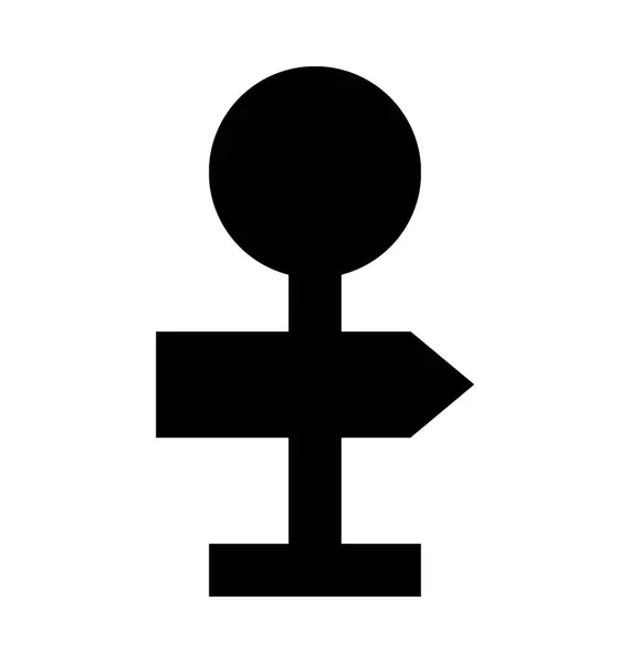 Wegweiser-Symbol — Stockvektor