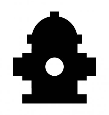  Su bomba vektör simgesi