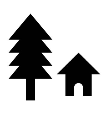  Doğa vektör simgesi