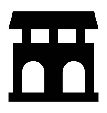  mimari vektör simgesi