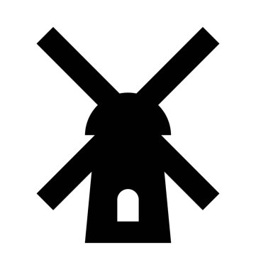  Yel değirmeni vektör simgesi