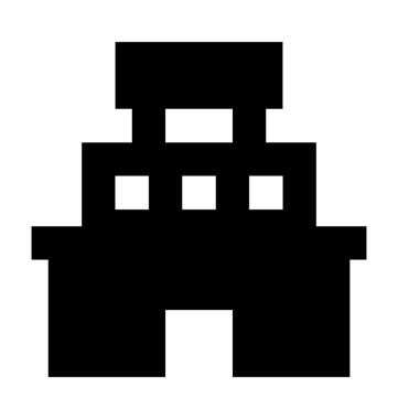  okul oluşturma vektör simgesi