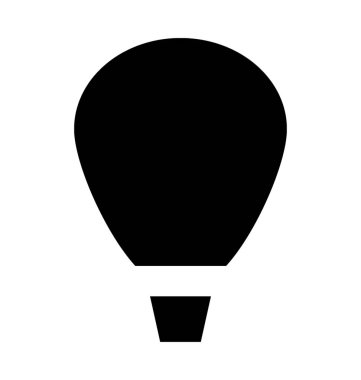 hava balonu vektör simgesi