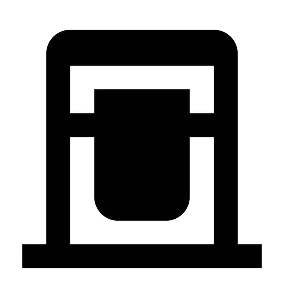 Icona vettoriale bidone della spazzatura — Vettoriale Stock