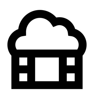  Bulut ortam vektör simgesi