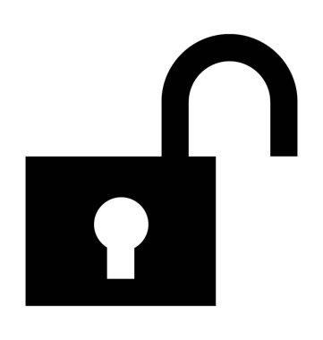  Vektör simgesi kilidini