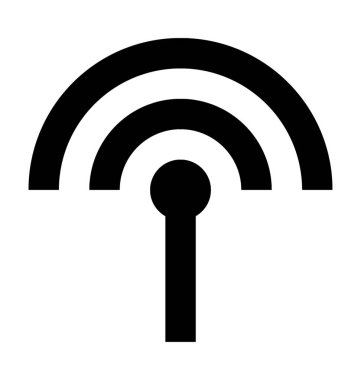  WiFi alanına vektör simgesi