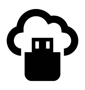  bulut depolama vektörü simgesi