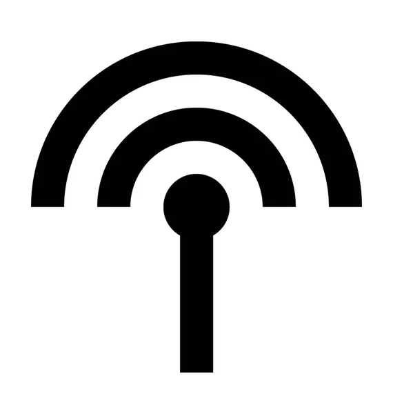 Zona WiFi Vector Icono — Archivo Imágenes Vectoriales