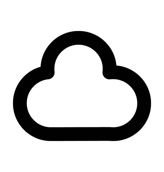 Nube vector icono — Archivo Imágenes Vectoriales