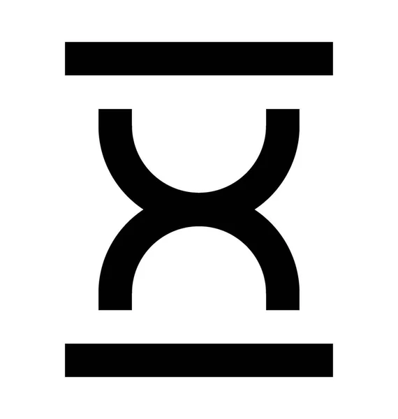 Sanduhr-Vektorsymbol — Stockvektor
