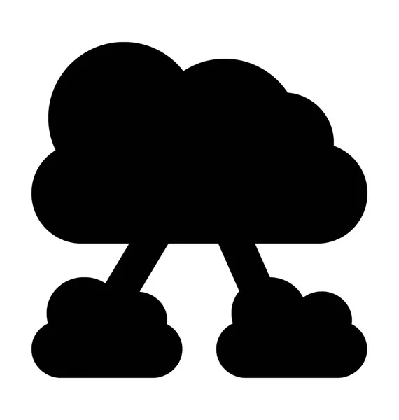 Обмен облаками векторная икона — стоковый вектор