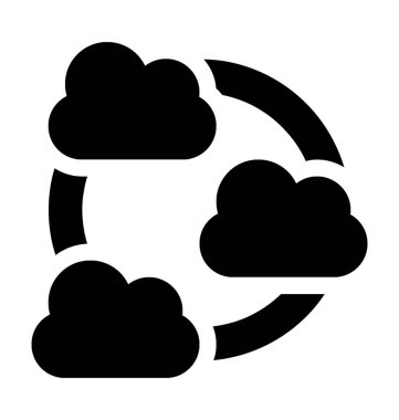  ağ paylaşım vektörü simgesi