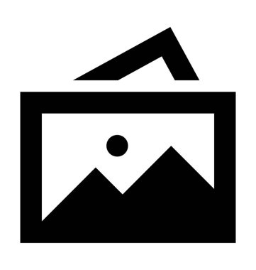  Manzara vektör simgesi