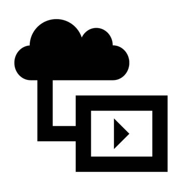  Bulut ortam vektör simgesi