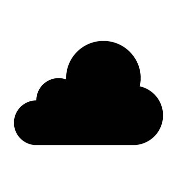  bulut vektör simgesi