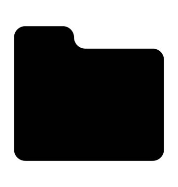  Bilgisayar klasör vektör simgesi 