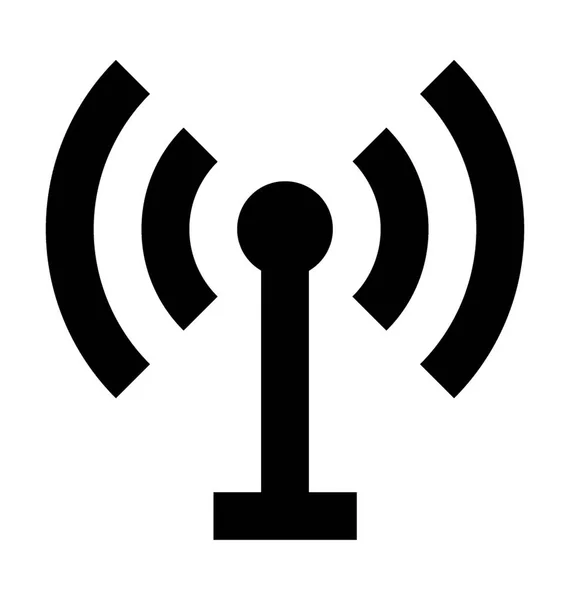 Zona WiFi Vector Icono — Archivo Imágenes Vectoriales