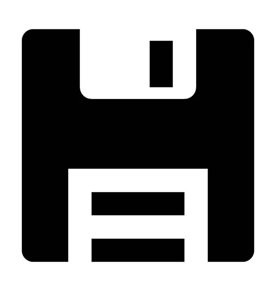 Floppy Vector Icono — Vector de stock