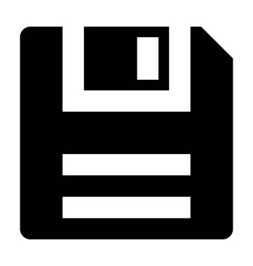  Disket vektör simgesi