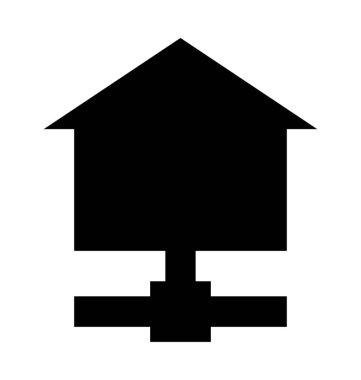  Ev ağ vektör simgesi 