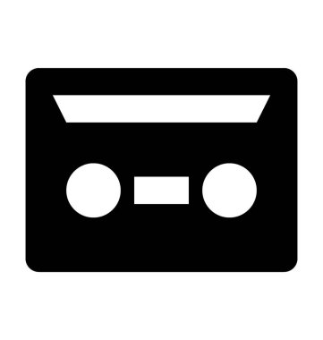  Kaset vektör simgesi