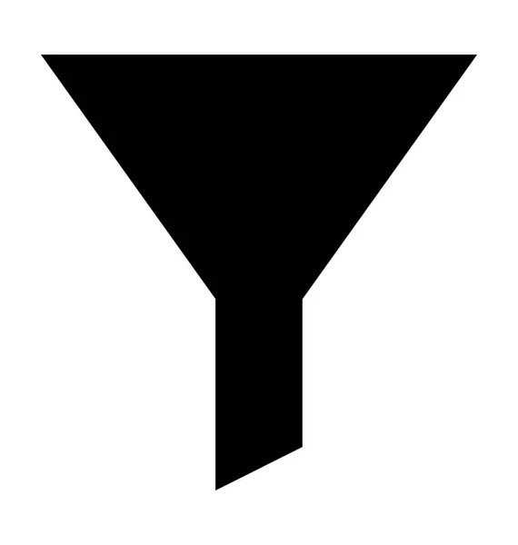 Tölcsér alakú vektor ikon — Stock Vector