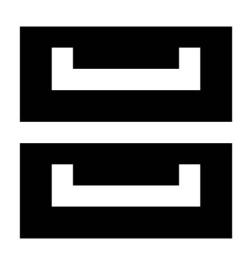  sunucu raf vektör simgesi 