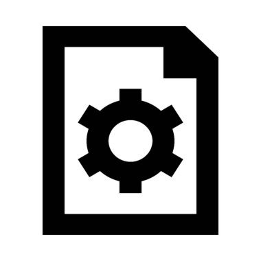  Web sayfası ayarı vektör simgesi 