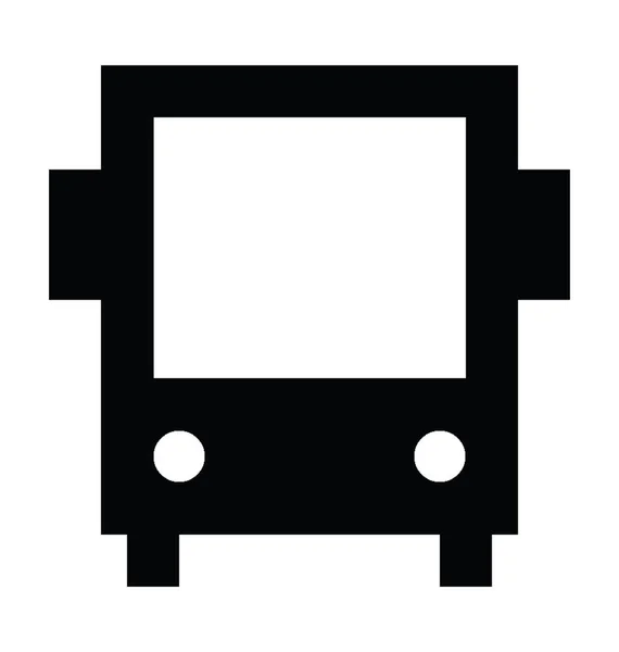 バス ベクトル アイコン — ストックベクタ