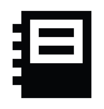  defter vektör simgesi