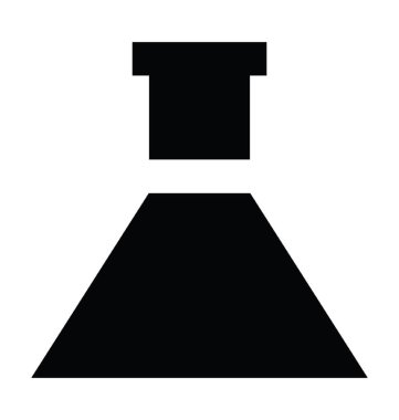  Konik Flask vektör simgesi