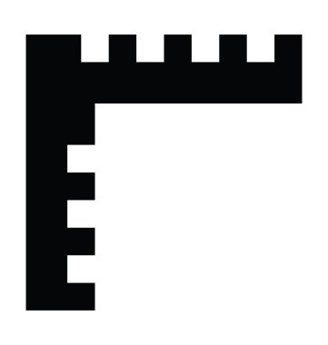  Deneyin kare vektör simgesi