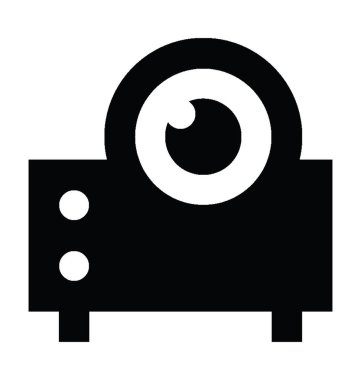  Projektör vektör simgesi