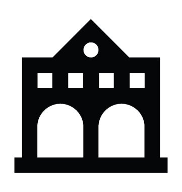  okul oluşturma vektör simgesi