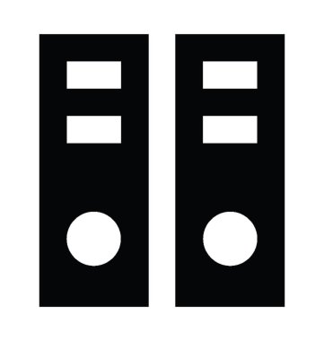  dosya dizinleri vektör simgesi