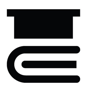  Mezuniyet vektör simgesi