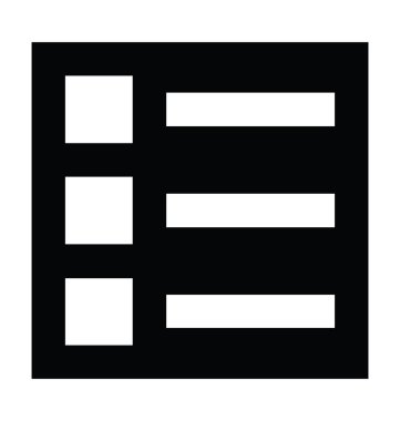  Denetim listesi vektör simgesi