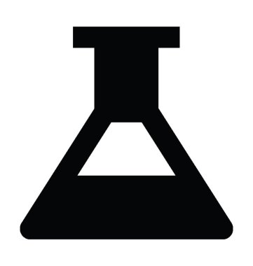 Konik Flask vektör simgesi