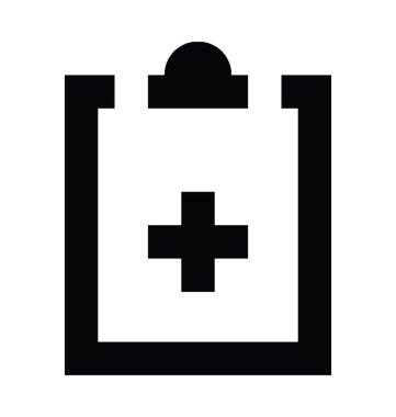  tıbbi rapor vektör simgesi