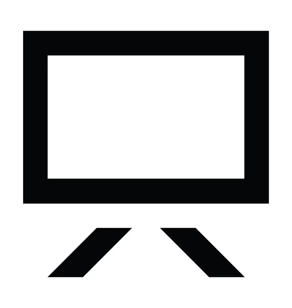 Whiteboard Vector Icon — Stock Vector