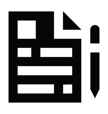  Yazma vektör simgesi