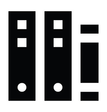  dosya dizinleri vektör simgesi