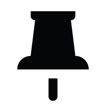  Pin vektör simgesine bas